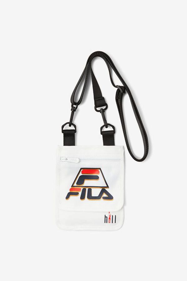 Bolsos Pouch Fila Blancas / Rojas / Doradas - Grant Hill Court Neck Pouch - España 794321MNF